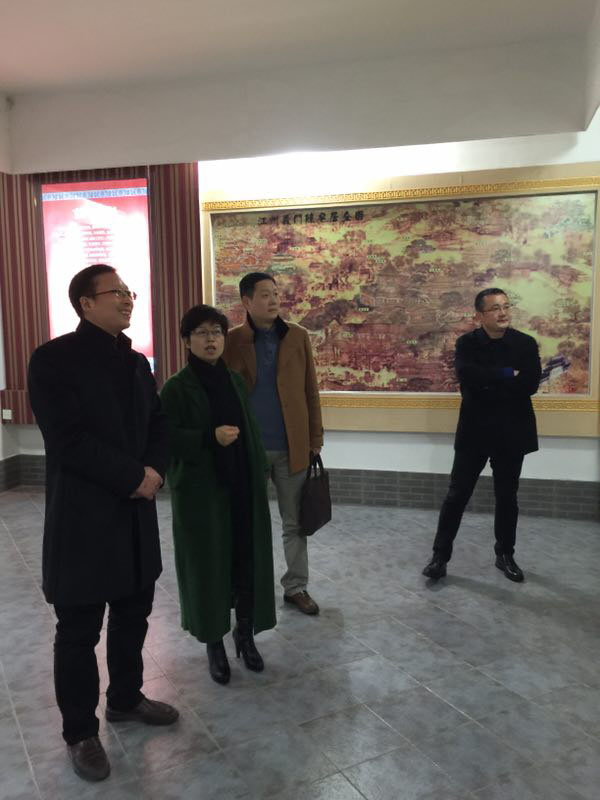 市环球360官网集团组织赴德安江洲义门陈调查